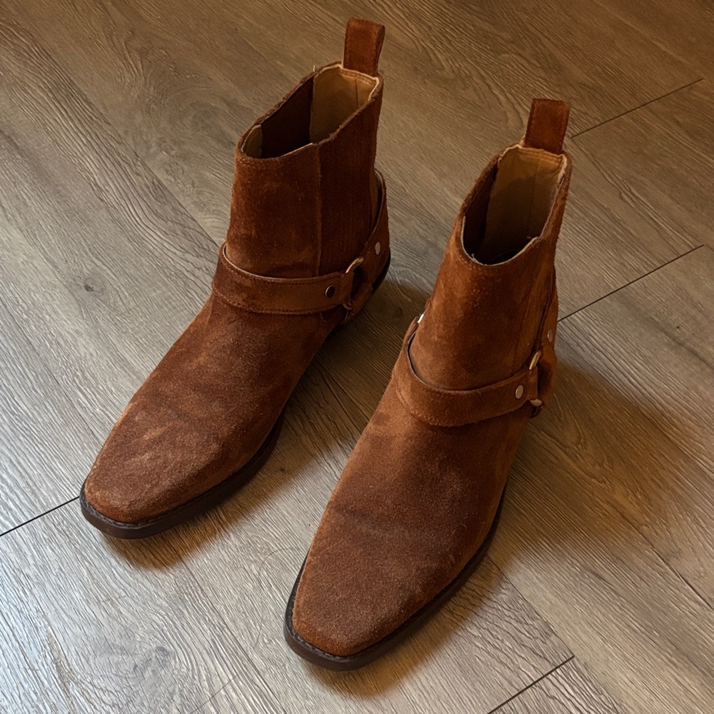Madewell  Brown Suede Ankle Boots